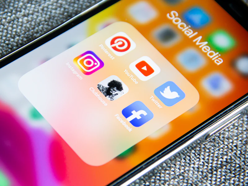 Illustration representing social media management