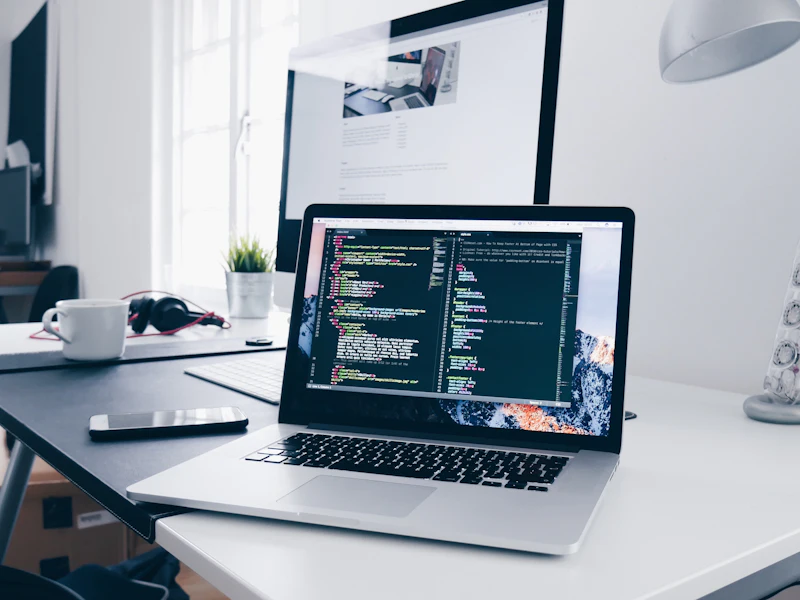 Illustration representing website design & development